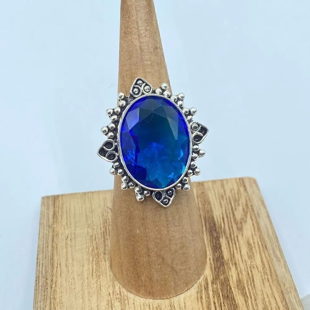 Bi-Color Tourmaline Ring Size 5 - Picture 2 of 7